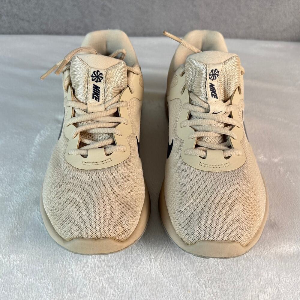 Nike Revolution 6 Next Nature Men's 10 Oatmeal Black Running Shoes DC3728-101 - Picture 2 of 11